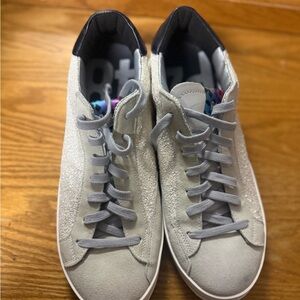 P448 Women's Sneakers in Silver and Gray